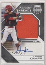 2016 Elite Extra Edition Future Threads Silhouette 49/299 Aaron Knapp Auto 8sj
