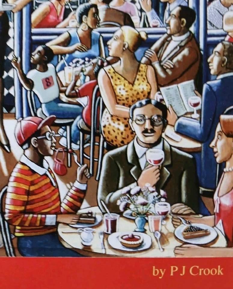 Wentworth The Cafe P Crook 250 Piece Jigsaw Puzzle Comic Art Deco 1940's Rare - Image 3 of 4