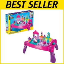 First Builders Toddler Blocks Set, Pink Activity Table