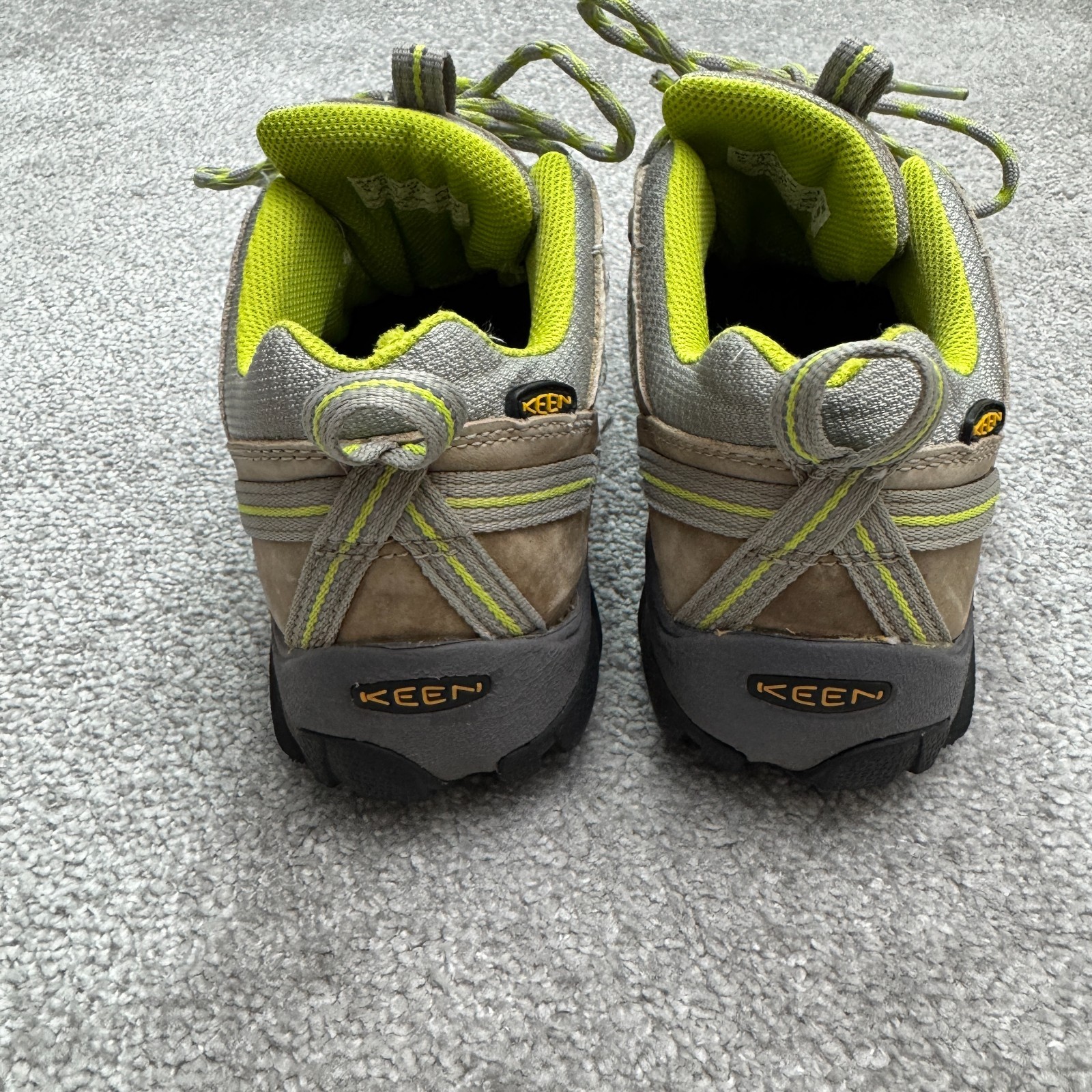 Scarpe sneakers Keen escursionismo outdoor donna 7 5 marrone verde stringate trail Gorpcore