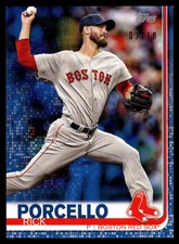 2019 Topps On-Demand Mini Blue #/10 #54 Rick Porcello Boston Red Sox