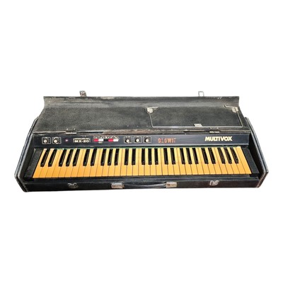 Vintage Multivox MX-20 Electronic Combo Piano Turns On Untested As