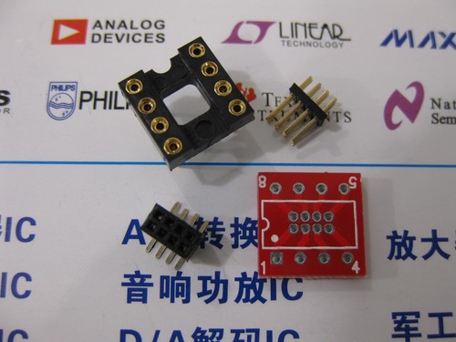 1x DIP8 to SOP8 SOIC8 PCB adapter DIP8 TO SMD Converter DIY - Zdjęcie 1 z 3