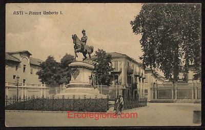 ae0658 - VINTAGE POSTCARD - Asti Città - Piazza Umberto I
