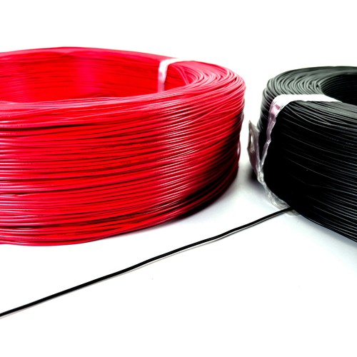 FILO ELETTRICO AWG26 ROSSO NERO DIA. 1,5 mm CAVO SOTTILE MODELLISMO HOBBY LED - Foto 5 di 6
