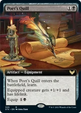 Poet's Quill EXTENDED, Strixhaven, MTG, NM/M 