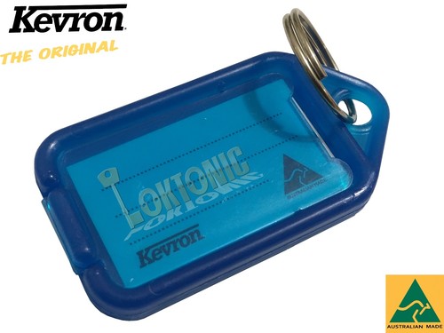Kevron Pack 10 ID5 100% Genuine Plastic Clicktag Label Key Tag 5 X Colours - Picture 4 of 6