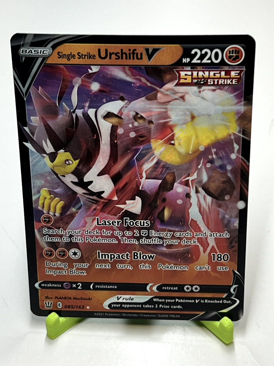single strike pokemon cards Urshifu V SWSH106/307 Single Strike pokemon SWSH05: Battle Styles Single