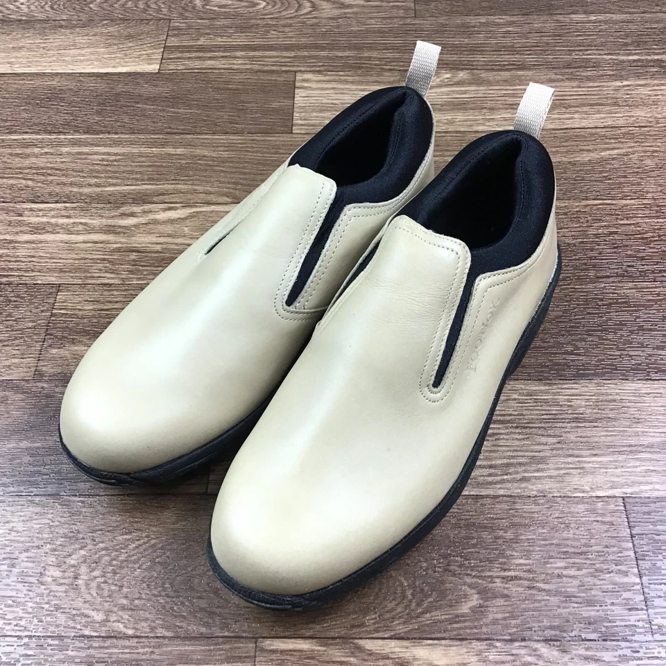 全新 复古 FootJoy SoftJoys 98405 女式 6.5 皮革懒人高尔夫鞋 — 第 3/4 张图片