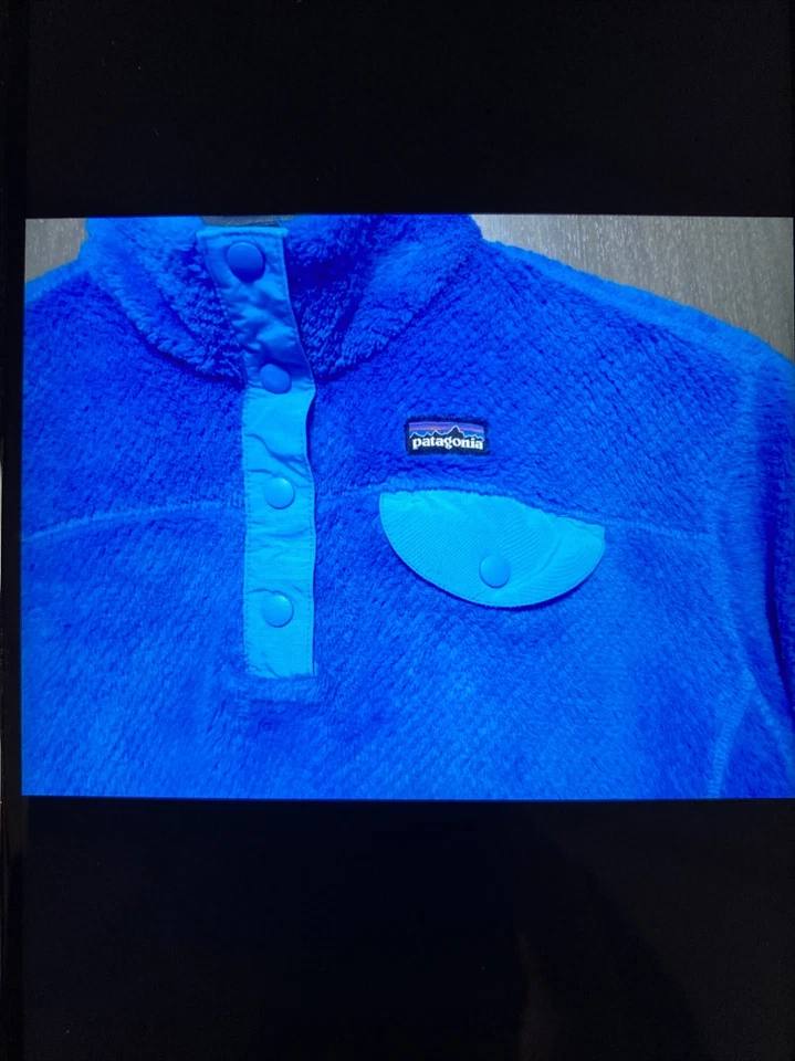 PATAGONIA Snap T Fleece Girls Size XXL 16-18 Blue (Fits Women’s Small As Well) - Image 4 of 4