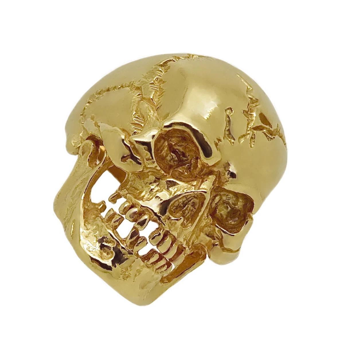 Skeletons & Skulls Gold Rings for Men for sale | eBay