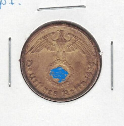 1939D German 10 Pfennig