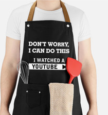 Mother'S Day Gifts for Mom, Dad, Funny Apron with 3 Tool Pockets Adjustable Neck