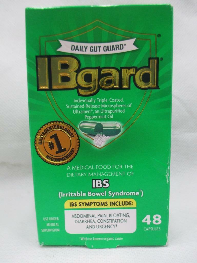 IBgard for Irritable Bowel Syndrome 48 Capsules exp 2021