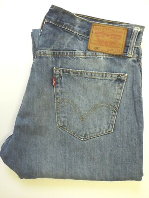 Levi's 559 Relaxed Straight Leg Herren Jeans W36 L34 Hellblau LEVQ444  