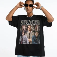 Spencer Reid Bootleg Graphic Vintage Tees Retro Unisex Y2k Homage Trendy Shirts