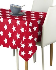 Freedom Stars Red Signature Tablecloth - Assorted Sizes
