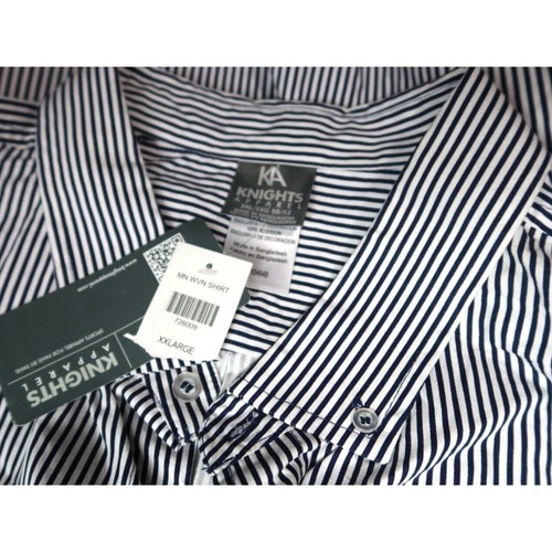 Syracuse University Shirt Size 2XL XXL Orange Logo Striped Dress Button New NWT - Picture 3 of 5