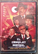 EL COMPLOT MONGOL, MOVIE BY SEBASTIAN DEL AMO, 2019 MEXICAN DVD, THRILLER