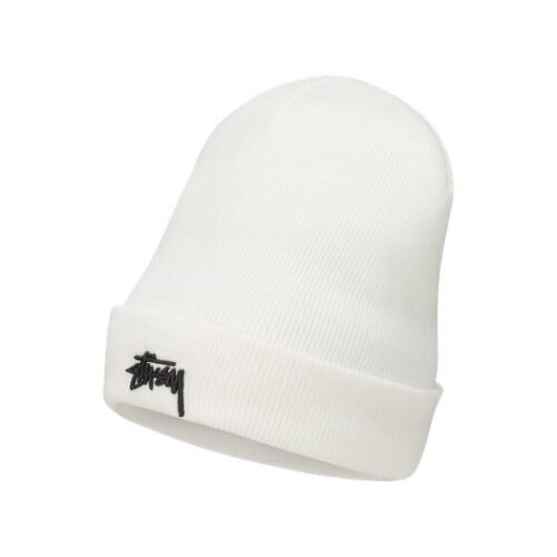 Nike x Stussy White Cuffed Beanie 2022 