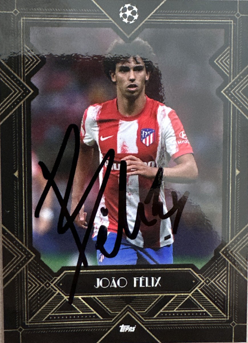 Athletico Madrid Hand Signed Joao Felix Trade Card Topps