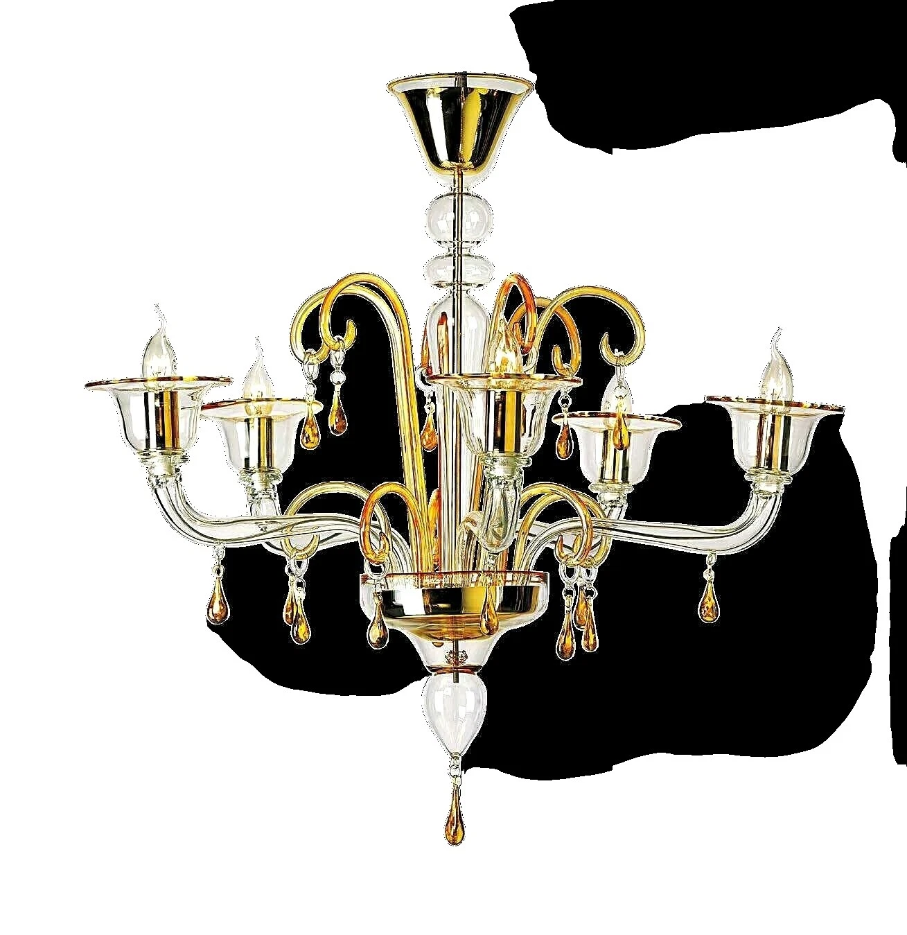 Candelabros y luminarias de techo moderno Murano