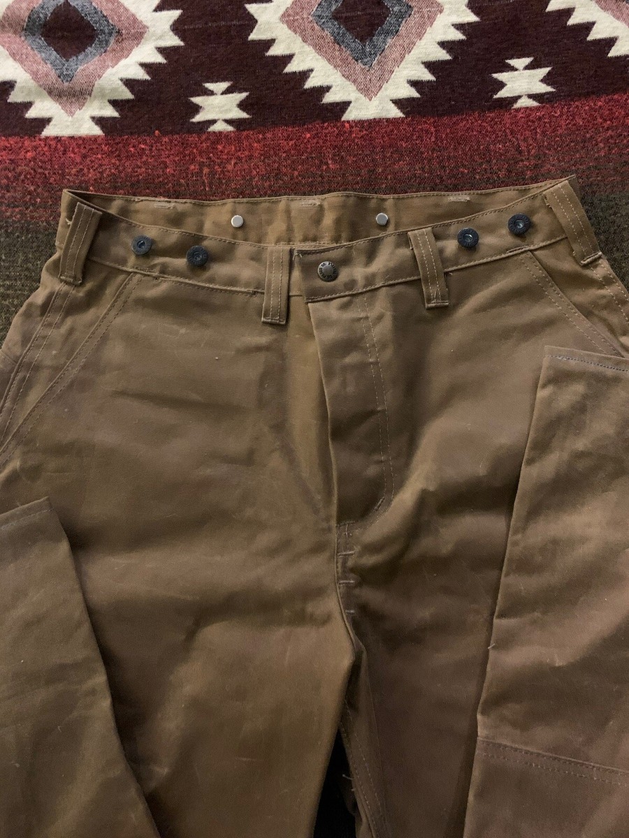 Filson Oil Finish Single Tin Pants Tan Made - Made In USA Filson Oil Finish Single Tin Pants Tan Made - Made In USA
