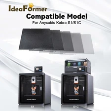 Ideaformer New PEI Build Plate for Kobra S1/S1Combo Flexible Bed Plate 264x276mm