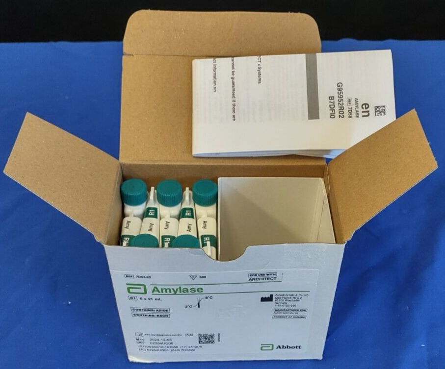 Abbott Architect Series Amylase Reagent (500 Tests/Kit) REF 7D5822 eBay