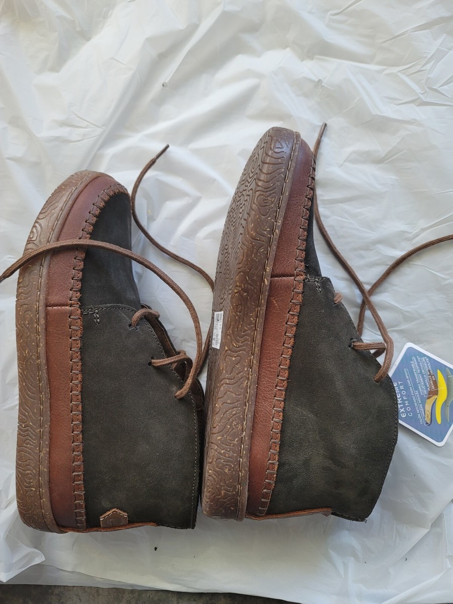 Clarks Mens Hodson Mid Ankle Boot, Olive Suede Size 7.5 M | eBay display picture 3