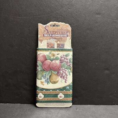 Self-Adhesive Removable Wallpaper Border FSC Wallcoverings FP587220 Grape Fruit