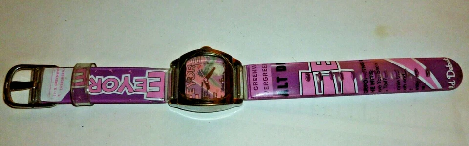 RARE Eeyore DISNEY SII SEIKO MU2060 SILICONE BAND WATCH - Image 3 of 4