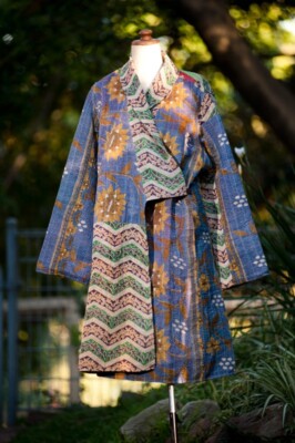 10 Pcs Lot Indian cotton vintage Handmade women wear Long kantha jacket Coat
