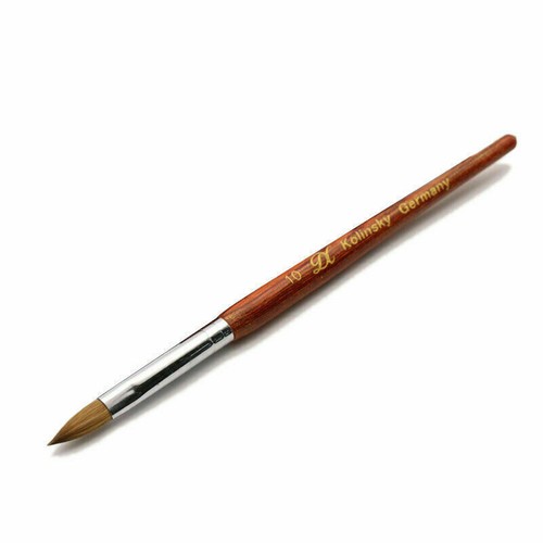 100% Kolinsky Sable RED WOOD Smoothy Acrylic Nail Brush Nail Art Beauty Tool E - Picture 18 of 27