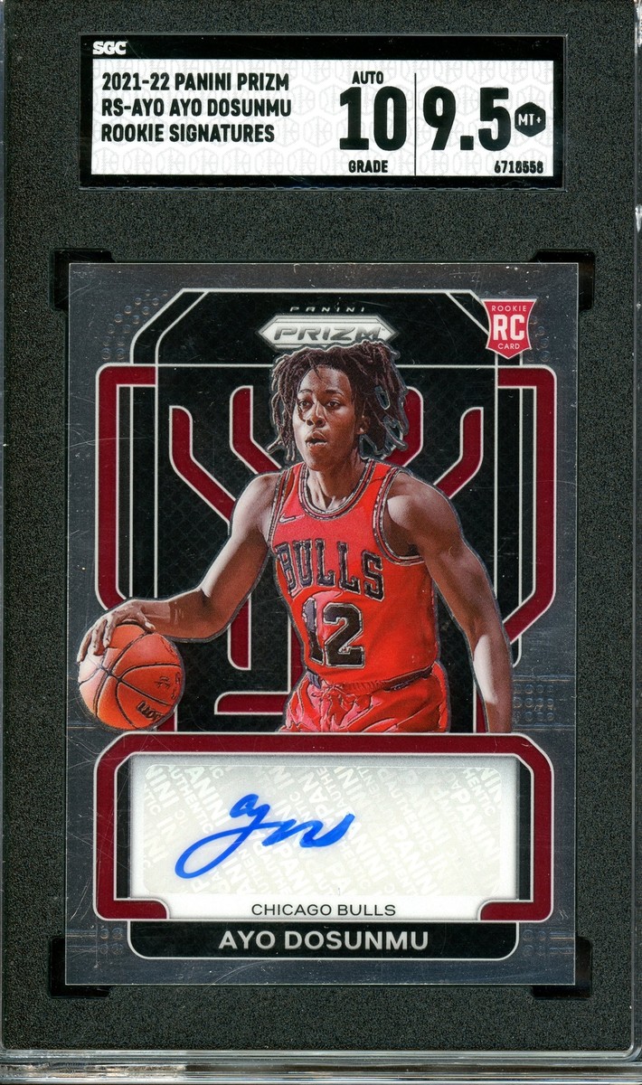 その他 ayo dosunwo sign card AYO DOSUNMU 2021-22 Panini Prizm Rookie Signatures AUTO SGC Gem