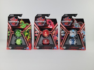 Bogen ボーゲン　ワッペン　3種セット Bakugan Gen 3 Wave 3 Wing Hook Hail New Sealed | eBay