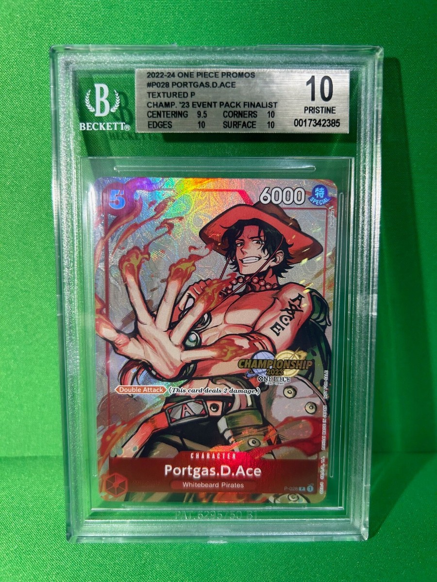 2022 ONE PIECE PORTGAS.D.ACE 2023 CHAMPIONSHIP FINALIST PROMO P