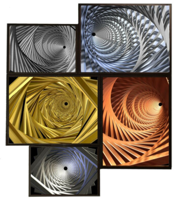Bild Poster Wandbild Fotodruck Variation Quadrade