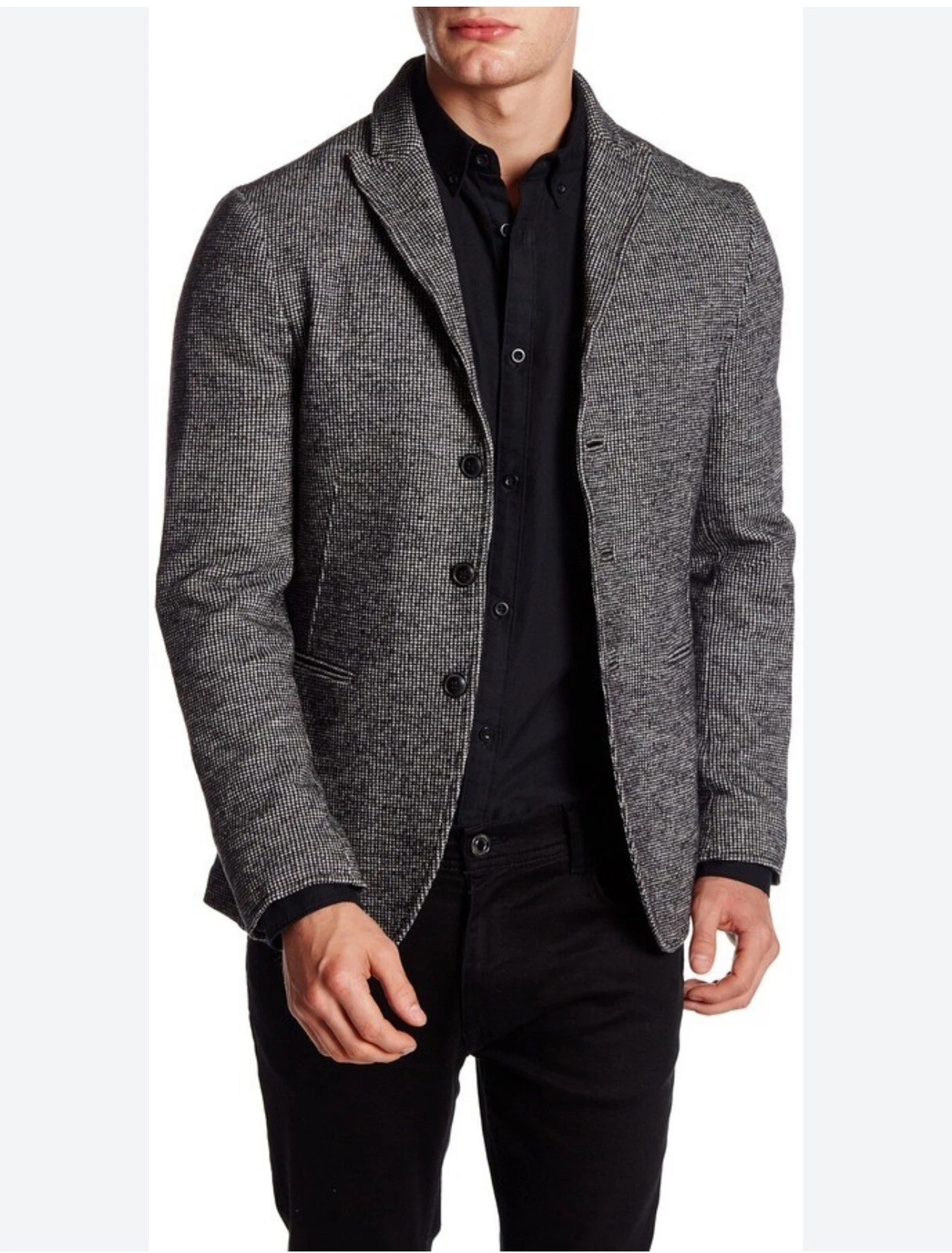 John Varvatos Metallic Blazer