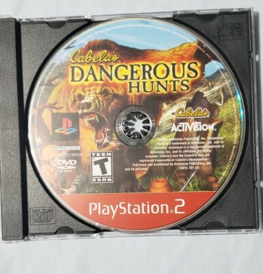 Cabela's Dangerous Hunts (Sony PlayStation 2, 2003) PS2 Disk Only (w/ CD case)