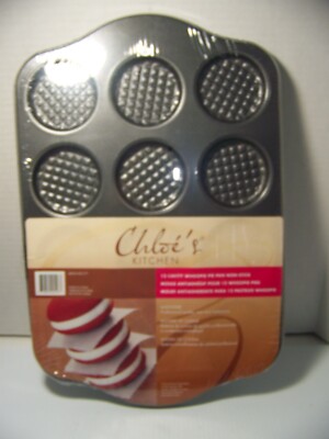 NEW!! Chloe's Kitchen 203.177 Whoopie Pie Cookie Pan 12 Cavity