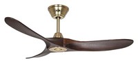 Dc Deckenventilator Klein Eco Genuino Messing Walnuss 122Cm LüFter Fernbedienung