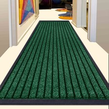 Rubber Backed Door Mat Non Slip Hall Hallway Runner Rug Heavy Duty Barrier Mat