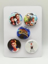 Monkey Island button badges - New Home Crafted - 5x 25mm