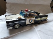 S E Police Car Ford Edsel Highway Patrol Japan Tin Toy Vintage Rare