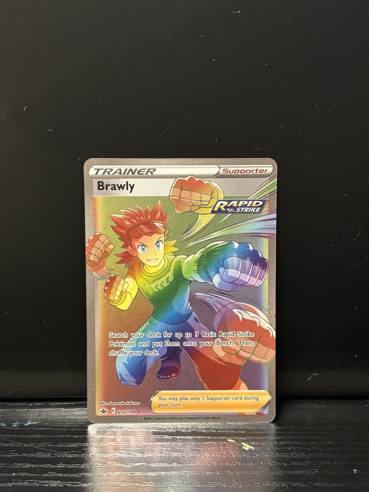 Brawly (Secret) 212/198 Swsh06: Sword & Shield - Chilling Reign Holo