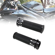 Black Motorcycle CNC 7/8" 1" Handle Bar Grips For Honda CBR600F4i 600RR 929RR