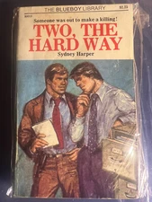 TWO THE HARD WAY 1976 VINTAGE PULP NOVEL GAY INTEREST BLUEBOY LIBRARY 80019 NICE