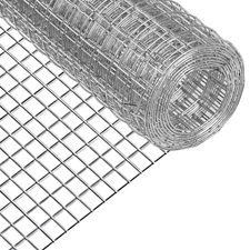 Hardware Cloth Chicken Wire 1/2-Inch 16x6ft Galvanized Welded Poultry Fence Cage