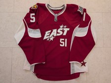 Brian Campbell 2008 NHL Eastern Conference ASG PHOTO WORN Jersey Size 56 AUTO